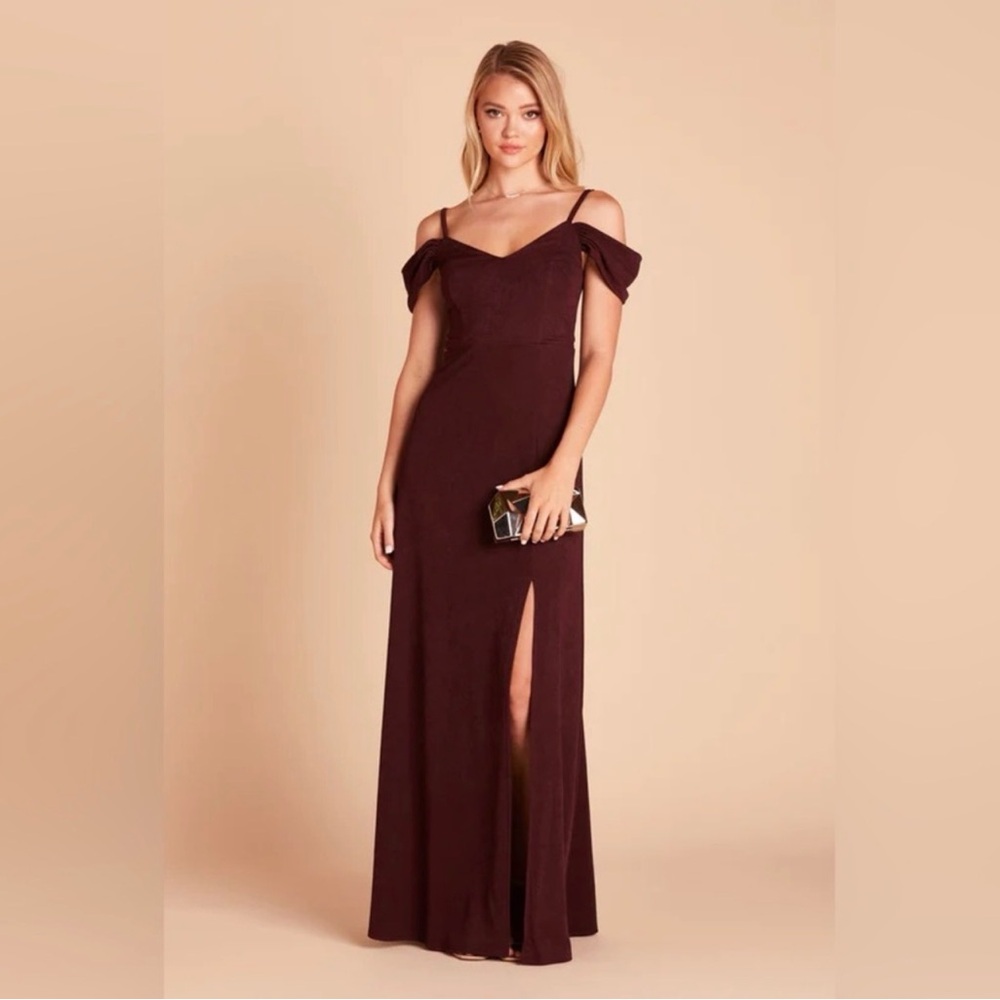 Birdy Grey DEV DRESS CREPE CABERNET SMALL NEW NWT BRIDESMAID WEDDING